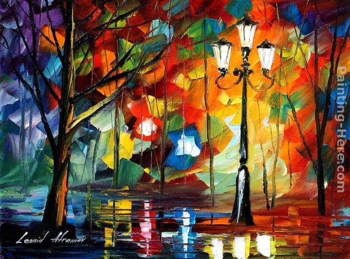 Leonid Afremov THE SOUL OF THE PARK